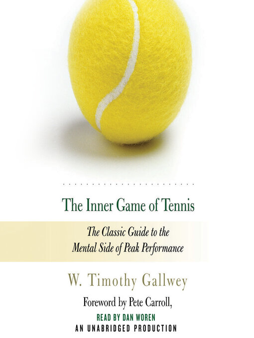 W. Timothy Gallwey创作的The Inner Game of Tennis作品的详细信息 - 需进入等候名单